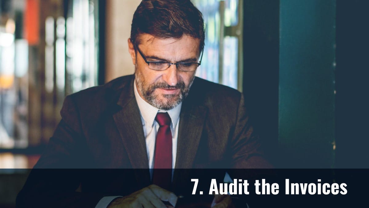 Audit the Invoices 