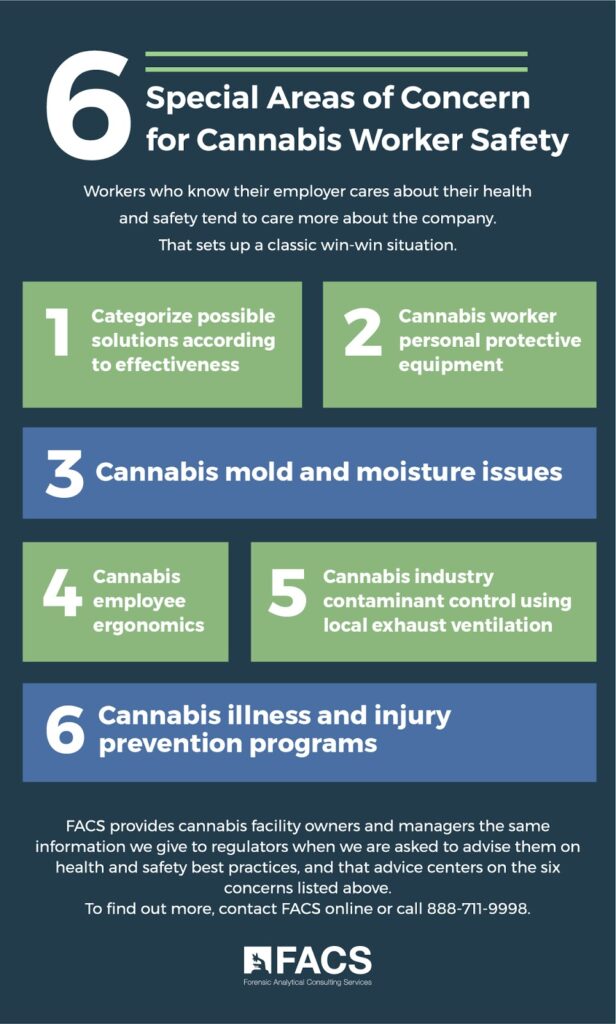 6 Special Areas of Concern for Cannabis Worker Safety